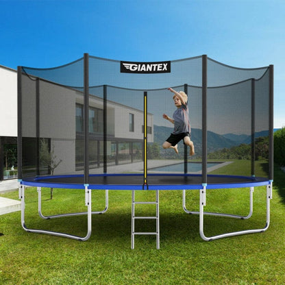 Costway 12/14 ft Trampoline Jump Combo with Spring Pad-14&