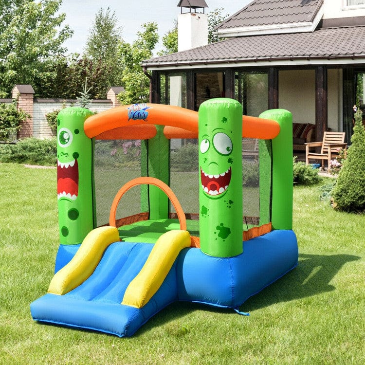 Costway Inflatable Castle Bounce House Jumper Kids Playhouse Slider