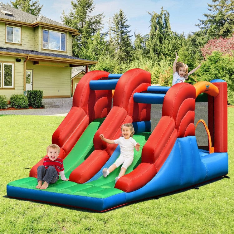 Costway 3-in-1 Dual Slides Jumping Castle Bouncer