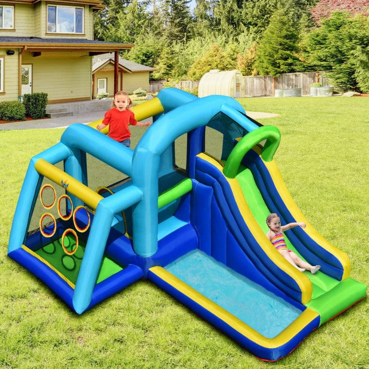 Costway 5-in-1 Kids Inflatable Climbing Bounce House