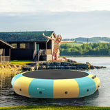 Costway 15 ft Inflatable Splash Padded Water Bouncer Trampoline