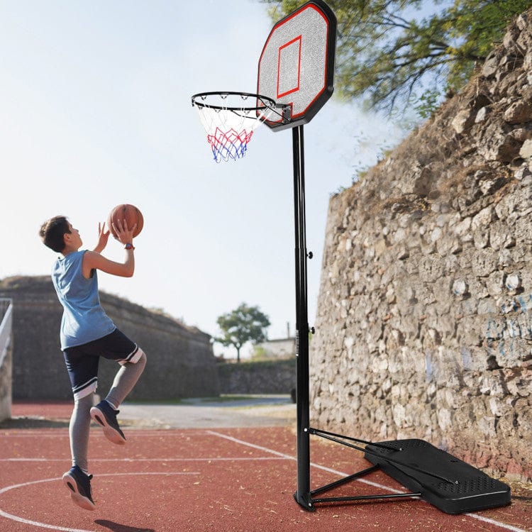 Costway 43 Inch Indoor Outdoor Height Adjustable Basketball Hoop