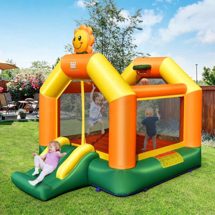 Costway Kids Inflatable Bounce Jumping Castle House Slide