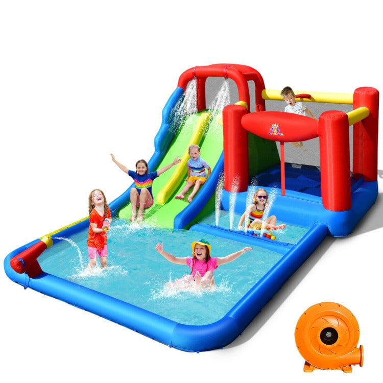 Costway Inflatable Water Slide Kids Ocean Balls