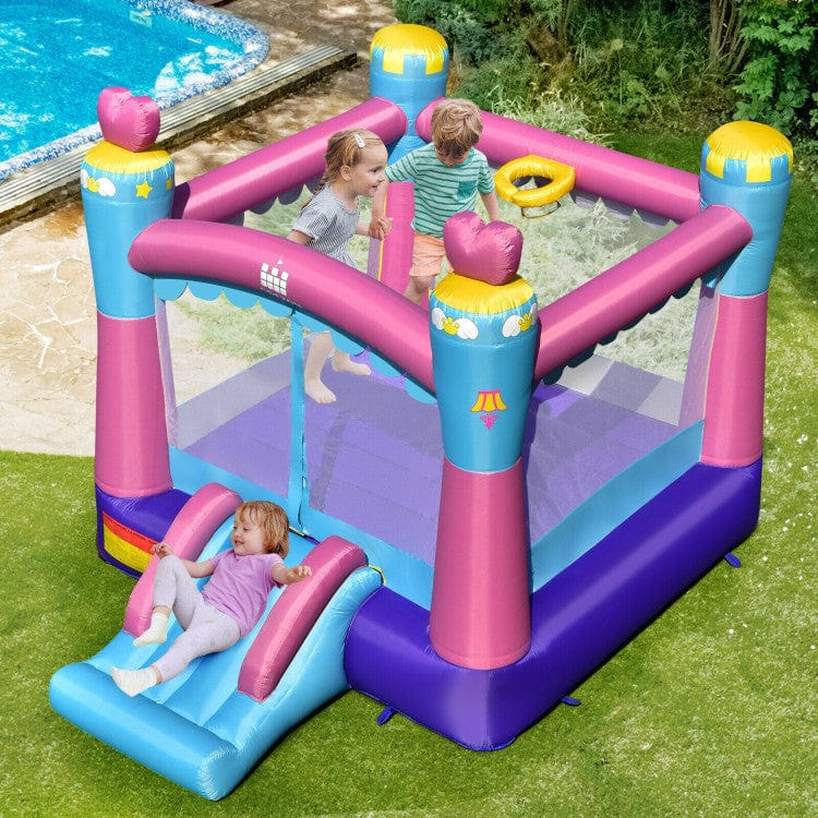 Costway 3-in-1 Princess Theme Inflatable Castle