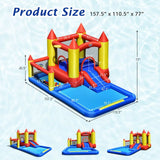 Costway Inflatable Water Slide Castle Kids Bounce House