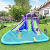 Costway Inflatable Water Sand Park Mighty Bounce House Large Pool