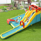 Costway 7-in-1 Inflatable Dual Slide Water Park Bounce House