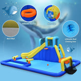 Costway 6-in-1 Inflatable Water Slides Jumping House