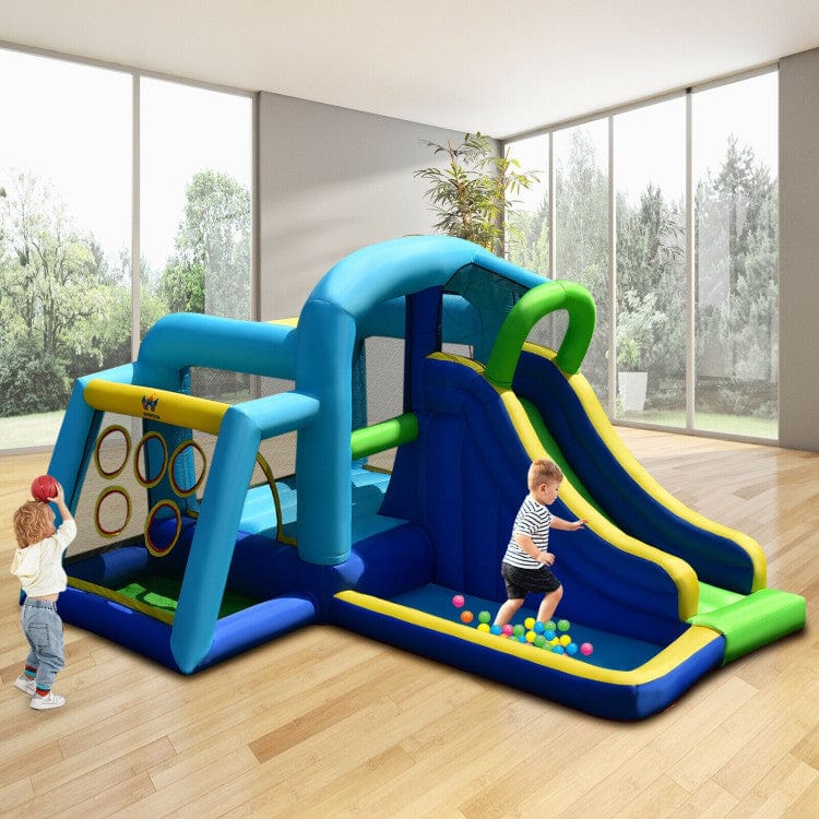 Costway 5-in-1 Kids Inflatable Climbing Bounce House