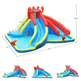 Costway Inflatable Water Slide Bounce House Water Cannon