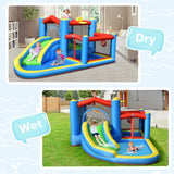 Costway Inflatable Kids Water Slide Bounce Castle