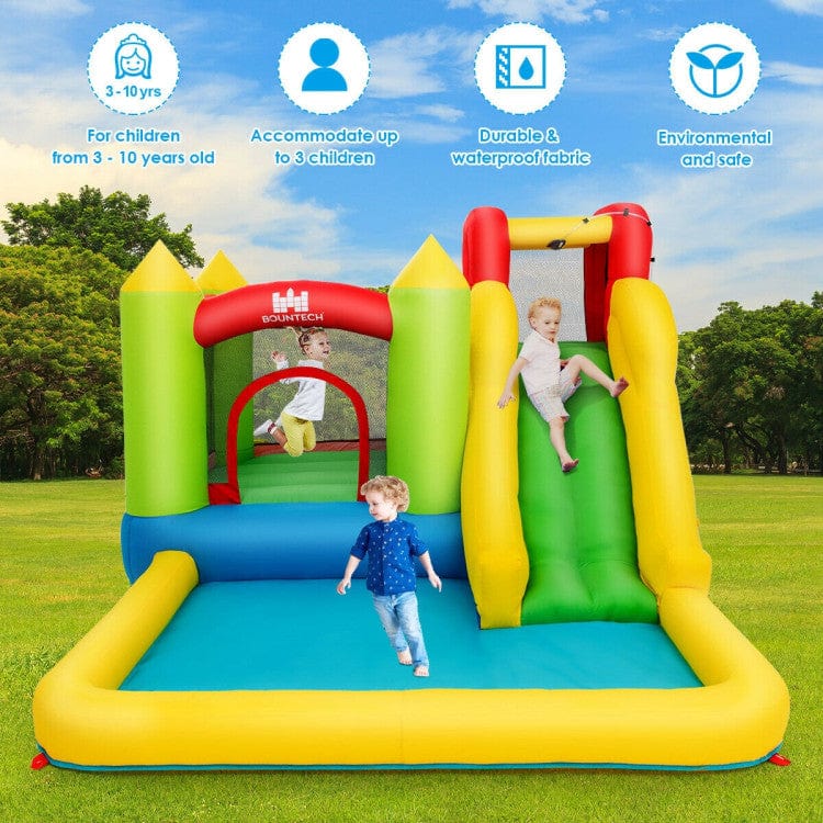 Costway Inflatable Bounce House Water Slide Jump Bouncer without Blower