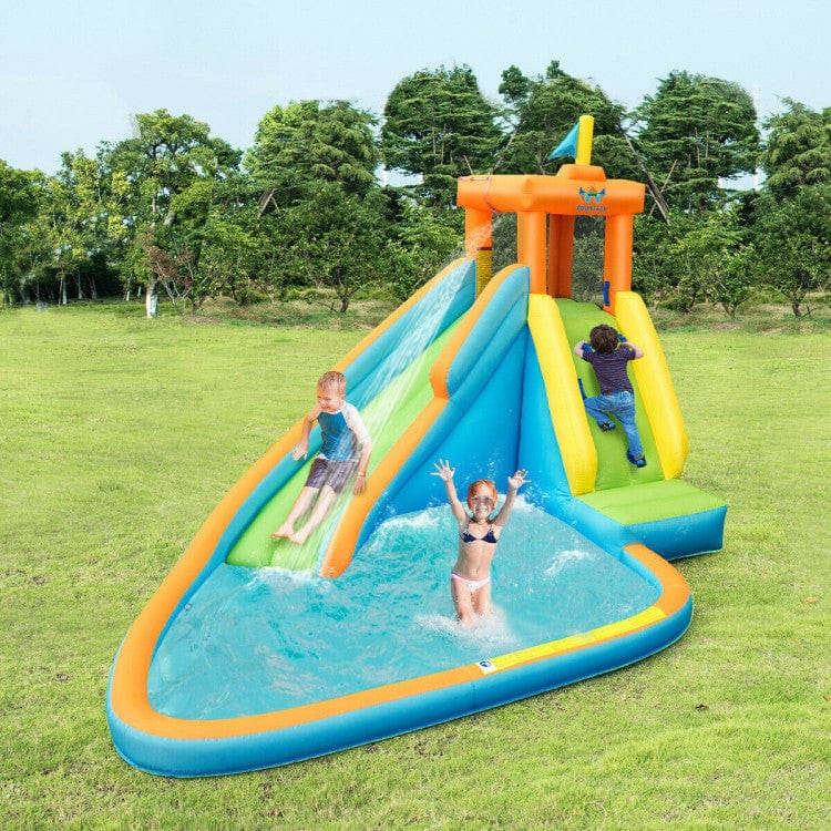 Costway Inflatable Water Slide Bounce House Without Blower