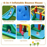 Costway Slide Water Park Climbing Bouncer Pendulum Chunnel Game