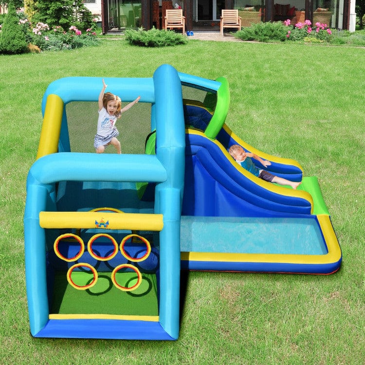 Costway 5-in-1 Kids Inflatable Climbing Bounce House