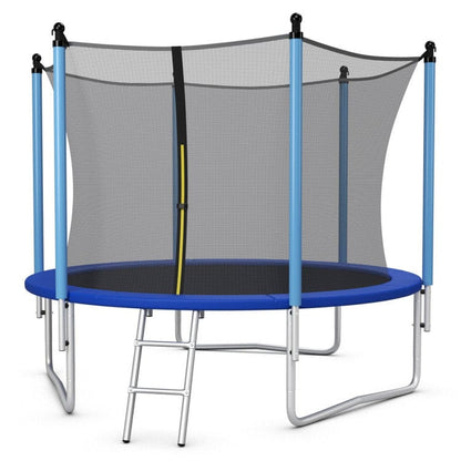 Costway 15ft Outdoor Trampoline with Safety Closure Net