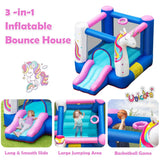 Costway Kids Inflatable Bounce House 380W Blower