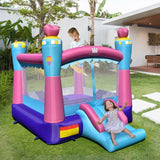 Costway 3-in-1 Princess Theme Inflatable Castle