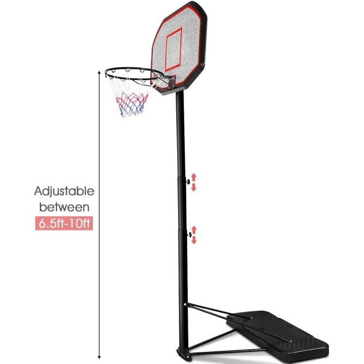 Costway 43 Inch Indoor/Outdoor Height Adjustable Basketball Hoop