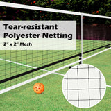 Costway 22 Feet Portable Pickleball Net Set System