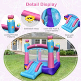 Costway 3-in-1 Princess Theme Inflatable Castle