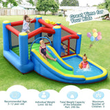 Costway Inflatable Kids Water Slide Bounce Castle