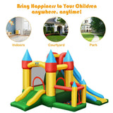 Costway Kids Inflatable Dual Slide Jumping Castle