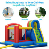 Costway Inflatable Bounce House Slide Climbing Splash Park Pool Jumping Castle