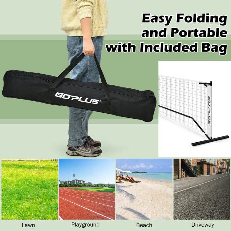 Costway 22 Feet Portable Pickleball Net Set System