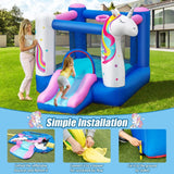 Costway Unicorn Kids Inflatable Bounce House