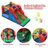 Costway 3-in-1 Dual Slides Jumping Castle Bouncer