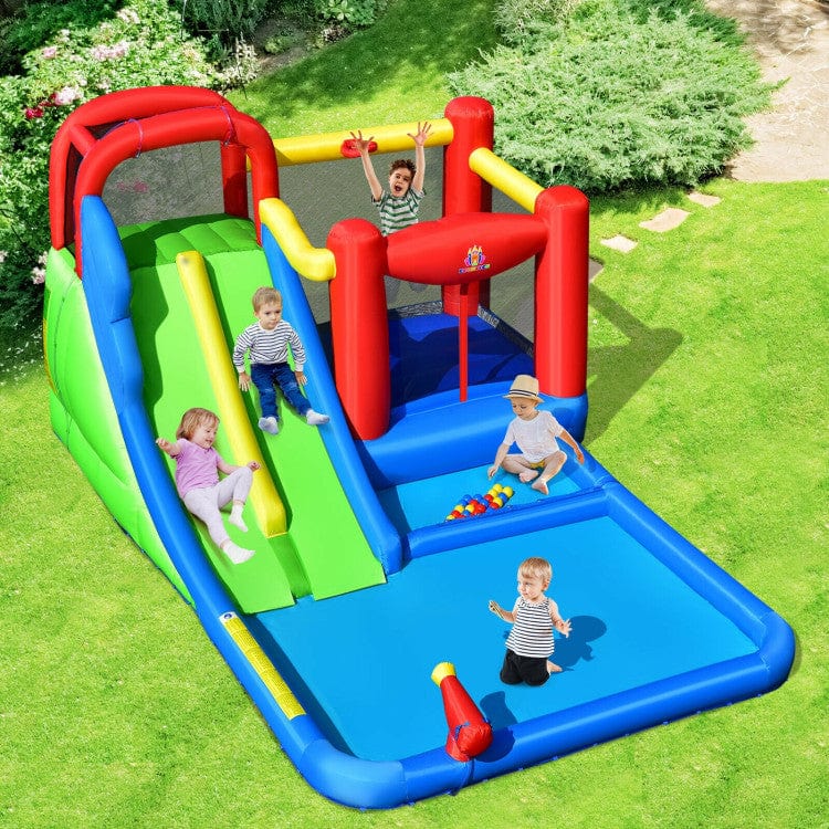 Costway Inflatable Kids Water Slide Ocean Balls