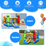 Costway Kids Inflatable Bounce House Slide Ocean Balls