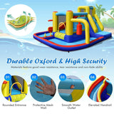 Costway 7-in-1 Inflatable Water Slide Bounce Castle Splash Pool