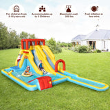 Costway Inflatable Dual Slide Water Park Climbing Bouncer