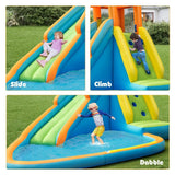 Costway Inflatable Water Slide Bounce House Without Blower