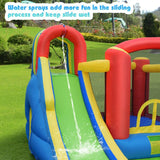 Costway Inflatable Bounce House Slide Climbing Splash Park Pool Jumping Castle