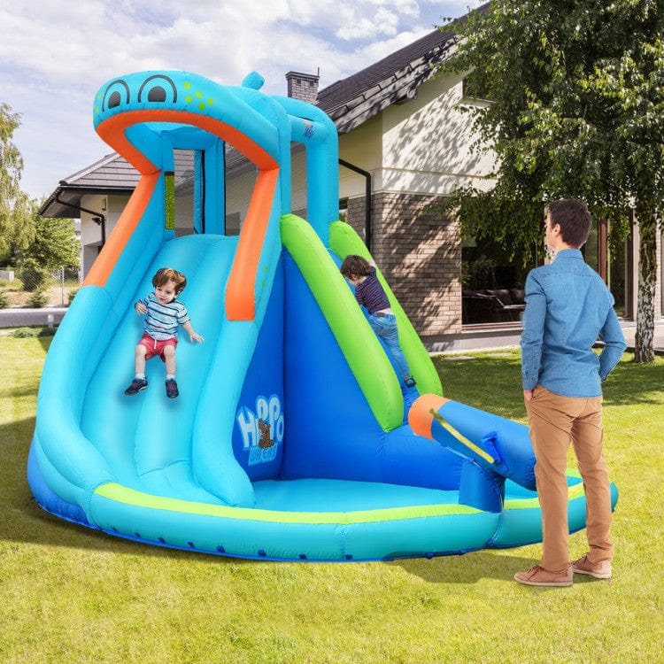 Costway Inflatable Water Pool Splash Slide