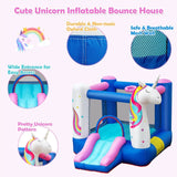 Costway Kids Inflatable Bounce House 380W Blower