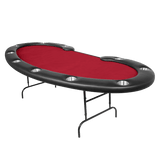 BBO Prestige Folding Leg Poker Table - Black - Atomic Game Store