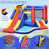 Costway Kids Inflatable Bouncy Castle Double Slides