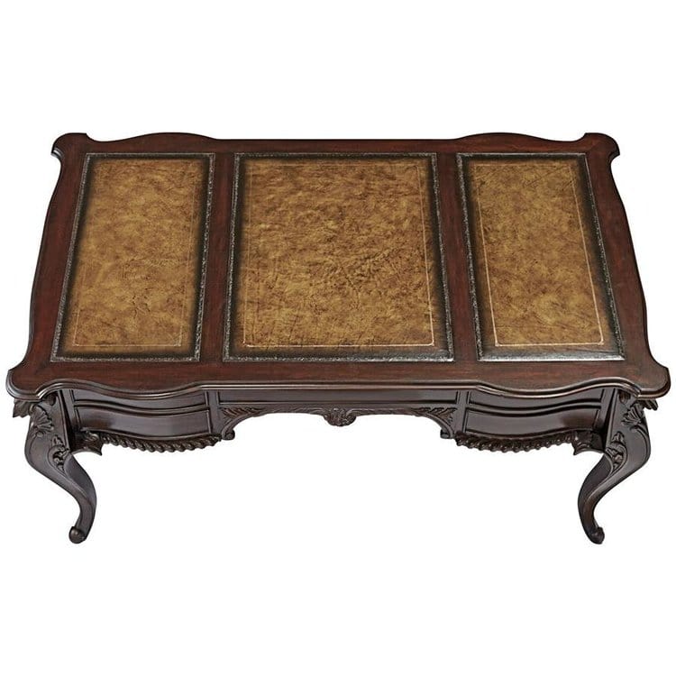 Design Toscano Clemenceau Partners Mahogany Writing Desk