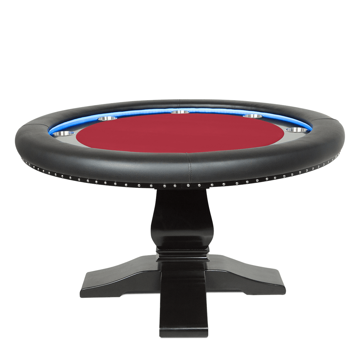 BBO Ginza LED Round Poker Table - Atomic Game Store