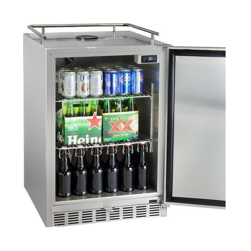 Kegco Full Size Digital Outdoor Undercounter Cold Brew Coffee Javarator - Stainless Steel with Right Hinge
