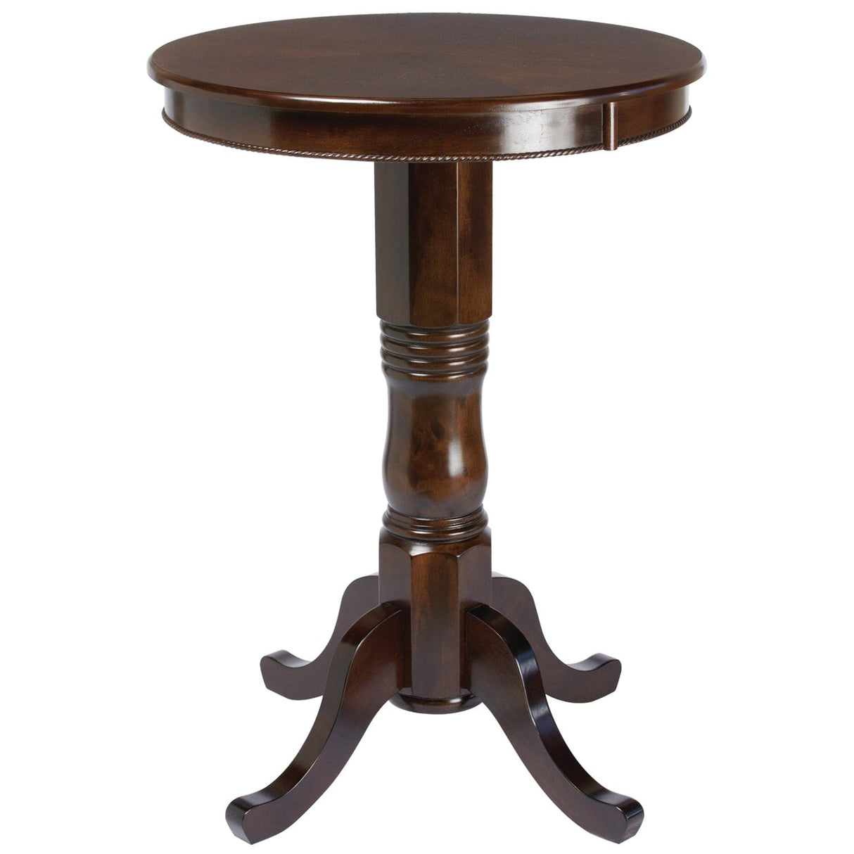 RAM Game Room Black Round Pub Table - Atomic Game Store