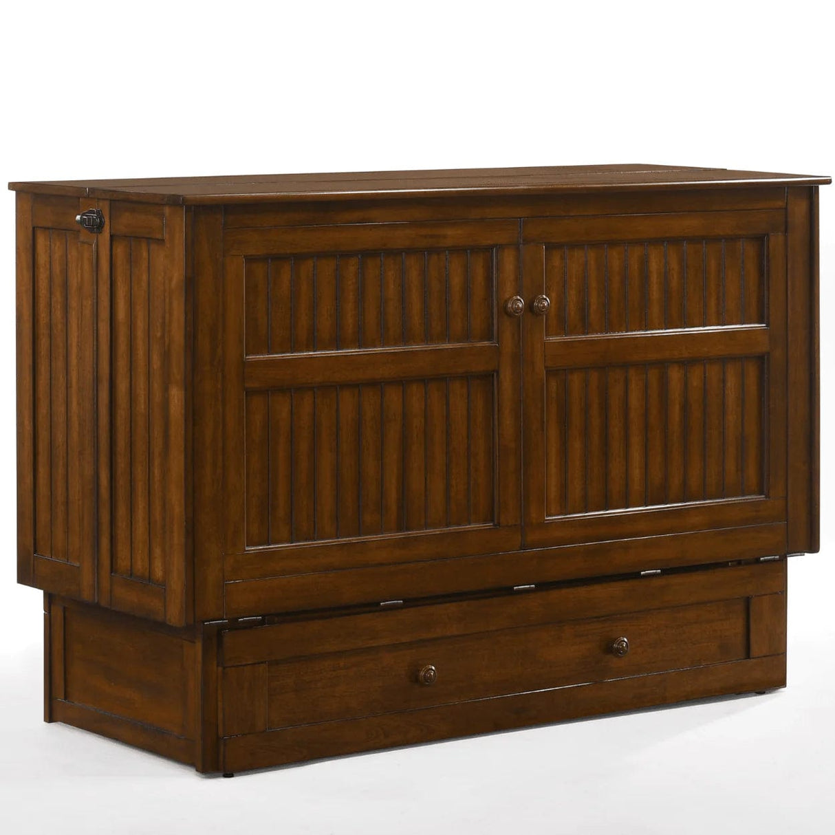 Night and Day Furniture Daisy Queen Murphy Cabinet Bed Black Walnut