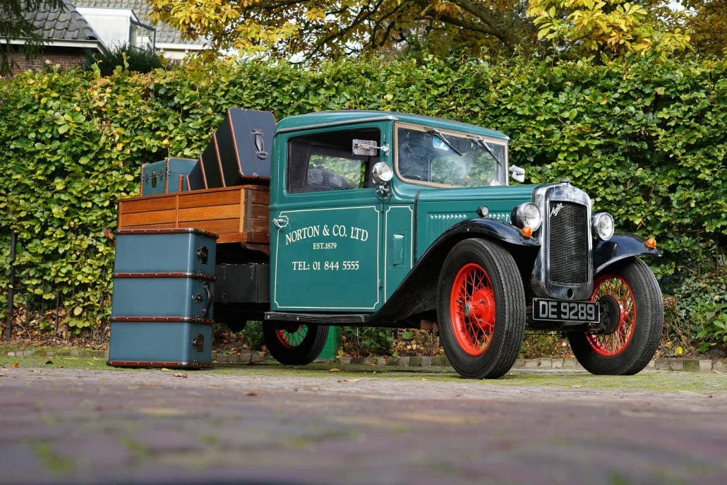 Authentic Models Stateroom Trunk Table, Petrol