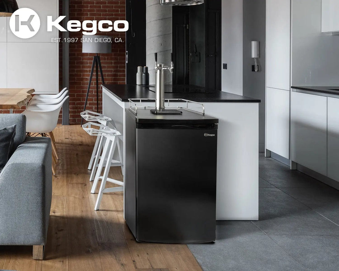 Kegco Javarator Cold-Brew Dual Tap Black Coffee Dispenser