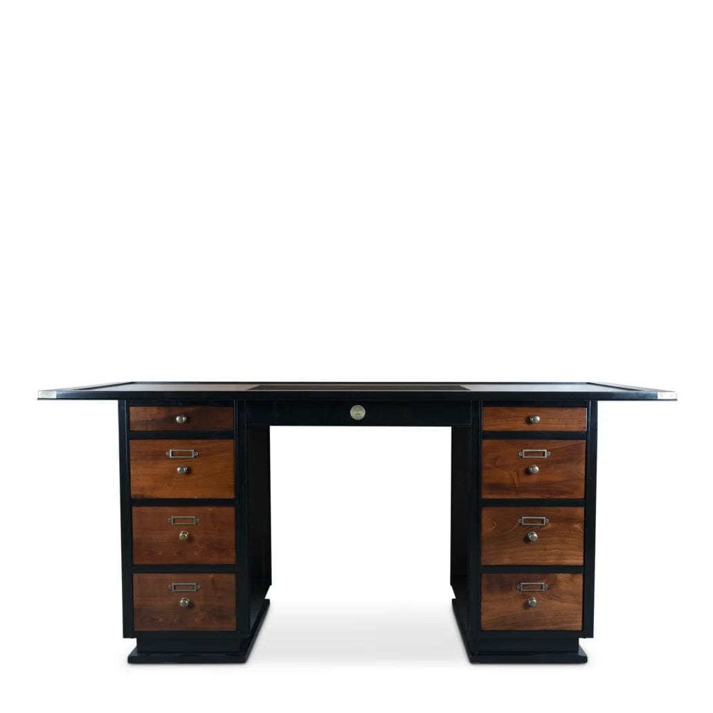 Authentic Models Captain's Desk, Black